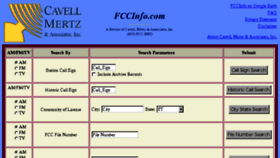 What Fccinfo.com website looked like in 2015 (9 years ago)