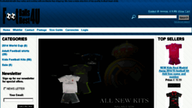 What Footballsbest4u.com website looked like in 2015 (8 years ago)