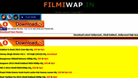 What Filmiwap.in website looked like in 2015 (8 years ago)