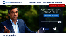 What Francoisfillon.org website looked like in 2015 (9 years ago)