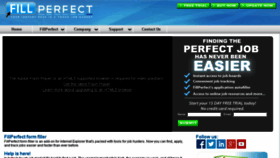 What Fillperfect.com website looked like in 2015 (9 years ago)