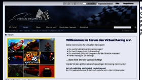 What Forum.virtualracing.org website looked like in 2015 (8 years ago)
