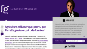 What Francoisegri.com website looked like in 2015 (8 years ago)