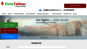 What Forextuitions.com website looked like in 2015 (8 years ago)