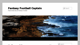 What Fantasyfootballcaptain.com website looked like in 2015 (8 years ago)