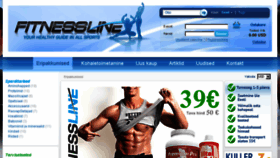 What Fitnessline.ee website looked like in 2015 (9 years ago)