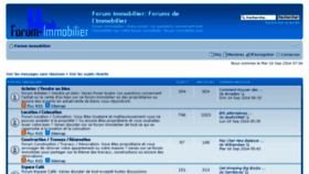 What Forum-immobilier.com website looked like in 2015 (9 years ago)