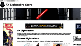 What Fxlightsaberstore.com website looked like in 2015 (8 years ago)