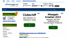 What Ferienzeiger.net website looked like in 2015 (8 years ago)