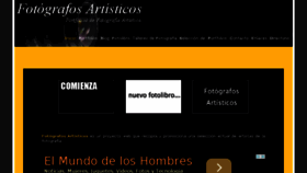 What Fotografosartisticos.es website looked like in 2015 (8 years ago)