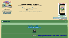 What Forum.campingcar-infos.com website looked like in 2015 (8 years ago)