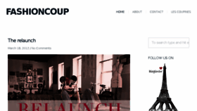 What Fashioncoup.com website looked like in 2015 (8 years ago)