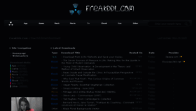 What Freakddl.com website looked like in 2015 (8 years ago)
