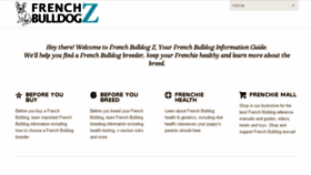 What Frenchbulldogplanet.com website looked like in 2015 (8 years ago)
