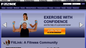 What Fitlink.com website looked like in 2015 (8 years ago)