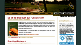 What Fussballwurst.de website looked like in 2015 (8 years ago)
