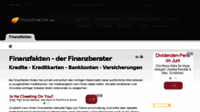 What Finanzfakten.net website looked like in 2015 (8 years ago)