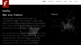 What Fabricinteractive.com website looked like in 2015 (8 years ago)