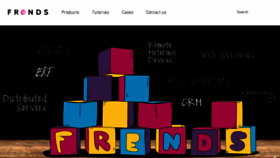 What Frends.com website looked like in 2015 (8 years ago)