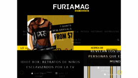 What Furiamag.com website looked like in 2015 (8 years ago)