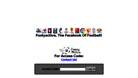 What Footyactive.com website looked like in 2015 (8 years ago)