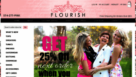 What Flourishboutique.com website looked like in 2015 (8 years ago)