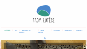 What Fromlutece.com website looked like in 2015 (10 years ago)