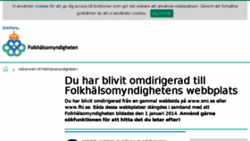 What Fhi.se website looked like in 2015 (8 years ago)