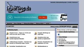 What Fishershop.de website looked like in 2015 (8 years ago)
