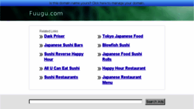 What Fuugu.com website looked like in 2015 (8 years ago)