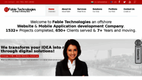 What Fabletechnologies.com website looked like in 2015 (8 years ago)