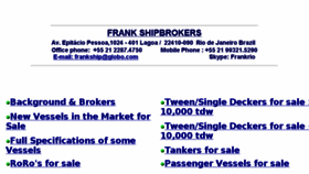 What Frankshipbrokers.com website looked like in 2015 (8 years ago)