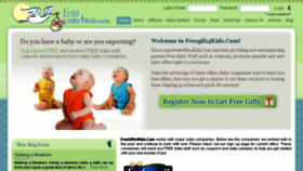 What Freegifts4kids.com website looked like in 2015 (8 years ago)