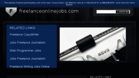What Freelanceonlinejobs.com website looked like in 2015 (8 years ago)