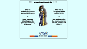 What Freeguppy.dk website looked like in 2015 (8 years ago)
