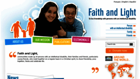 What Faithandlight.org website looked like in 2015 (8 years ago)