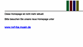 What Fosszg.musin.de website looked like in 2015 (8 years ago)