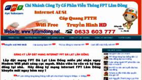 What Fptlamdong.net website looked like in 2015 (8 years ago)