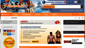 What Fitnessfood.com website looked like in 2015 (8 years ago)