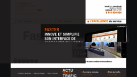 What Faster.fr website looked like in 2015 (8 years ago)