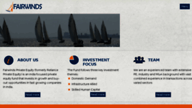 What Fairwinds.in website looked like in 2015 (8 years ago)