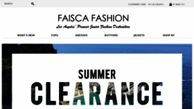 What Faiscafashion.com website looked like in 2015 (8 years ago)