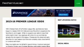 What Freefootylive.net website looked like in 2015 (8 years ago)