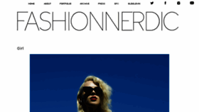 What Fashion-nerdic.com website looked like in 2015 (8 years ago)