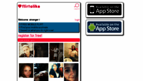What Flirtalike.com website looked like in 2015 (8 years ago)