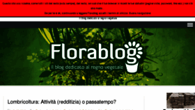 What Florablog.it website looked like in 2015 (8 years ago)