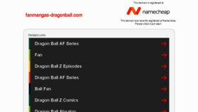 What Fanmangas-dragonball.com website looked like in 2015 (8 years ago)