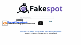 What Fakespot.com website looked like in 2015 (8 years ago)