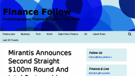 What Financefollow.com website looked like in 2015 (8 years ago)