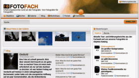 What Fotofach.de website looked like in 2011 (12 years ago)